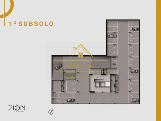Kitnet / Stúdio para Venda em Curitiba/PR Jardim Botânico 1 Quartos