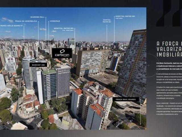 Kitnet / Stúdio para Venda em Belo Horizonte/MG Lourdes 1 Quartos
