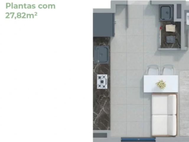 Kitnet / Stúdio para Venda em Joinville/SC Costa e Silva 1 Quartos
