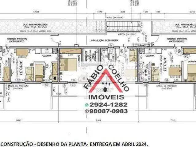 Kitnet / Stúdio para Venda em São Paulo/SP Interlagos 1 Quartos