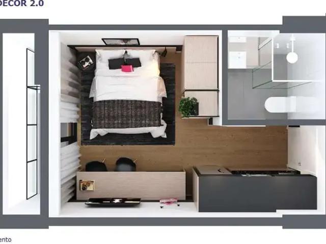 Kitnet / Stúdio para Venda em São Paulo/SP Moema 1 Quartos