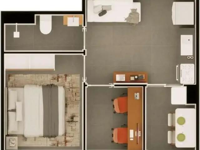Kitnet / Stúdio para Venda em São Paulo/SP Sapopemba 1 Quartos