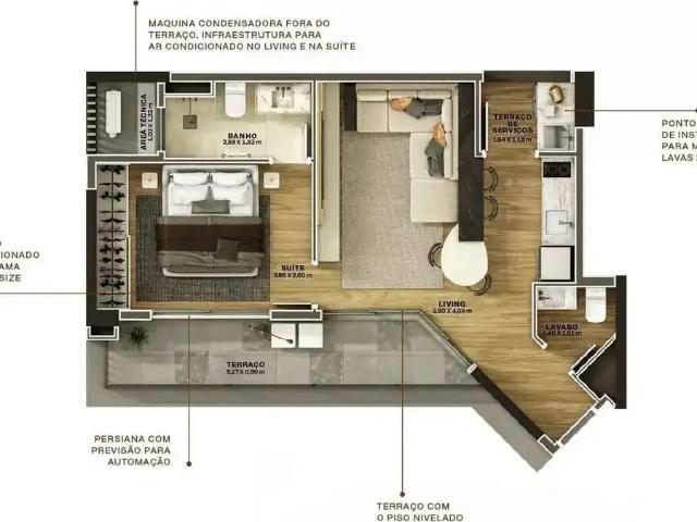 Kitnet / Stúdio para Venda em São Paulo/SP Paraíso 1 Quartos