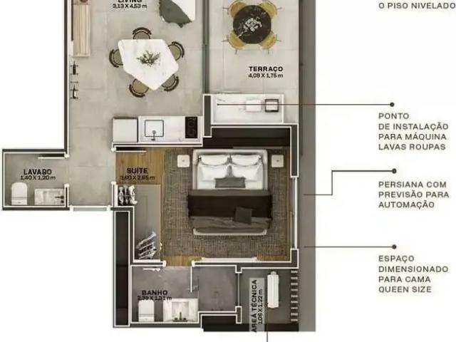 Kitnet / Stúdio para Venda em São Paulo/SP Paraíso 1 Quartos