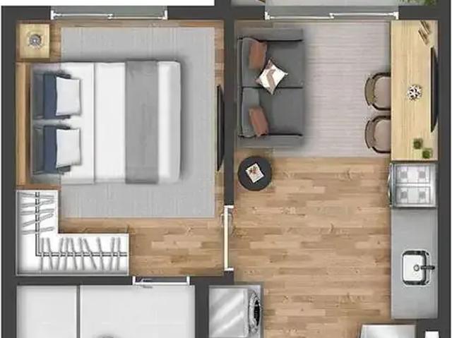 Kitnet / Stúdio para Venda em São Paulo/SP Vila Butantã 1 Quartos
