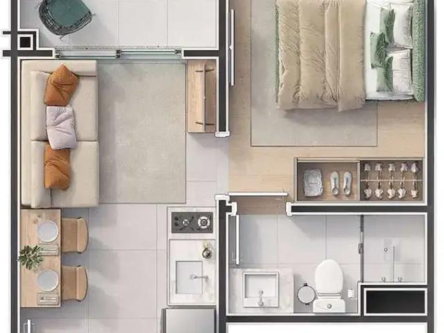 Kitnet / Stúdio para Venda em São Paulo/SP Vila Sônia 1 Quartos