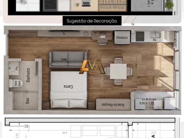 Kitnet / Stúdio para Venda em Salvador/BA Itapuã 1 Quartos