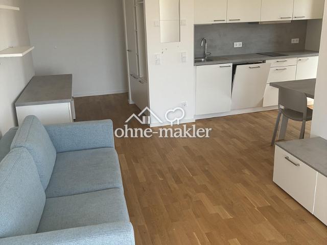 Möbliertes Komfort Studio in Neubau nahe S Bahnhof Springpfuhl mit Balkon o. Dachterrasse