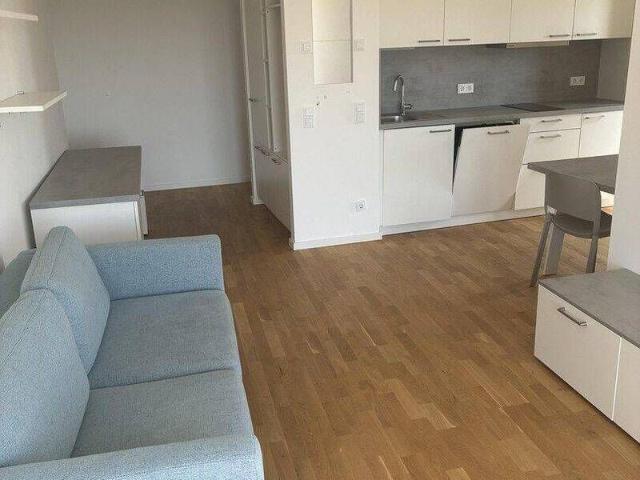 Komfort 1 Zimmer Neubau Apartment nahe S Bahnhof Springpfuhl: Rückzugsort Balkon oder Dachterrasse