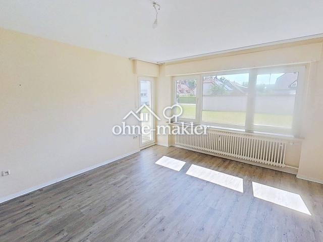 Komfortabel im Erdgeschoss: Helle 3 Zimmer Wohnung mit Tageslichtbad Wanne + Dusche