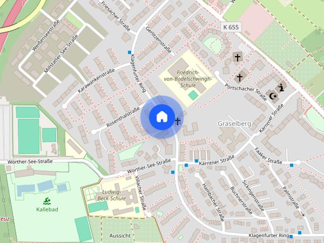 Komfortable 3 Zimmer Wohnung mit Balkon in Wiesbaden Biebrich