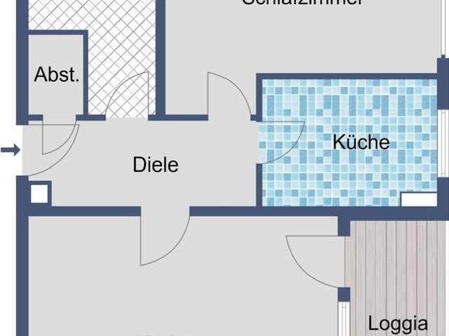 Komfortable WBS Wohnung für Paare in Offenbach am Main Lauterborn