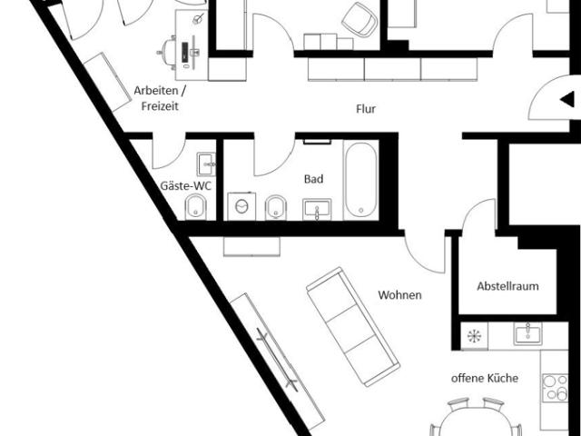Komfortable Wohnung mit Energieeffizienz A