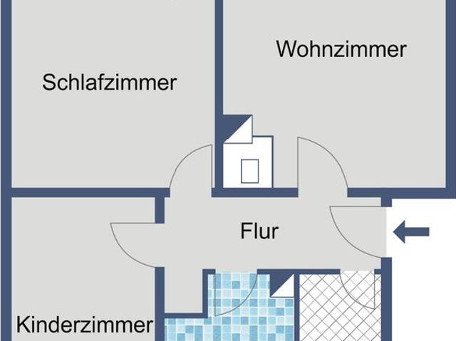 Komfortable Erdgeschosswohnung mit Balkon in Wiesbaden Erbenheim!
