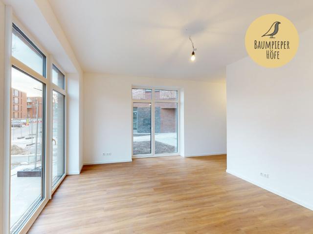 Komfortable Erdgeschosswohnung mit Terrasse und moderner Einbauküche