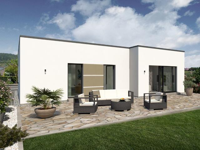 Komfortabler Bungalow barrierefreies Wohnen auf einer Ebene