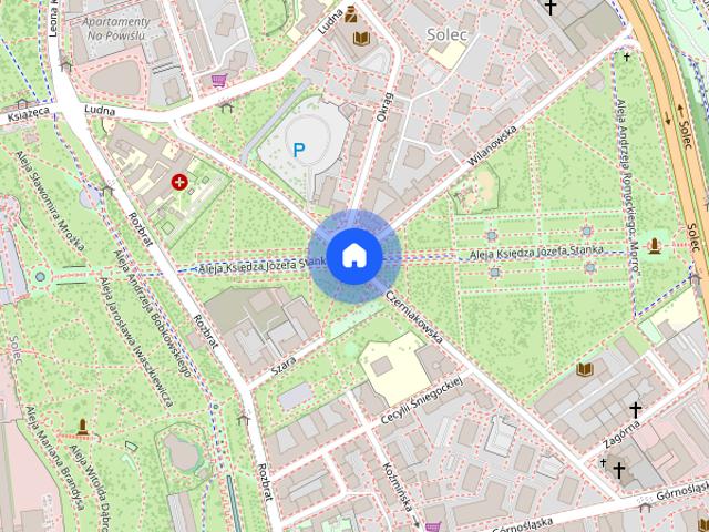 komfortowy apartament, Warszawa – Solec