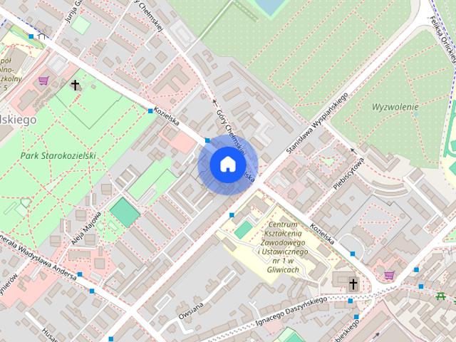 Komfortowy dwupokojowy Apartament w Gliwicach ul.Kozielska 106f