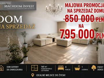 Komfortowy dom 160m2 z tarasem i balkonami w Brodnicy