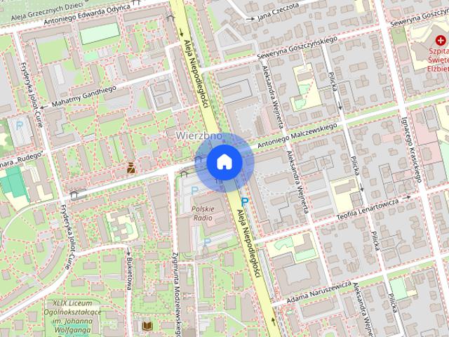 komfortowe mieszkanie w Al. Niepodległości tuż przy metrze Wierzbno