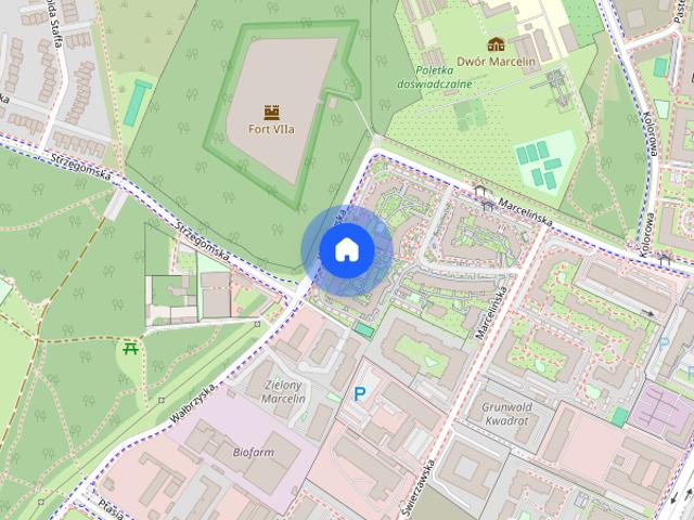 Komfortowe mieszkanie z klimatyzacja, 70m2, 3 pokoje, Poznań, ul.Marcelińska