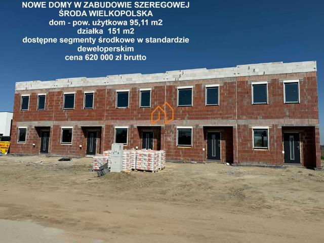 Komfortowe domy szeregowe 95 m2 z ogrzewaniem podłogowym