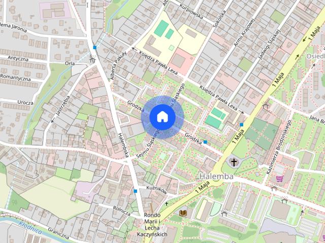 Komfortowe 2 osobne pokoje Grodzka balkon