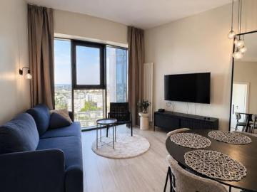 komfortowe 2 pok 43 m² | Hanza Tower | widok na Zalew Szczeciński
