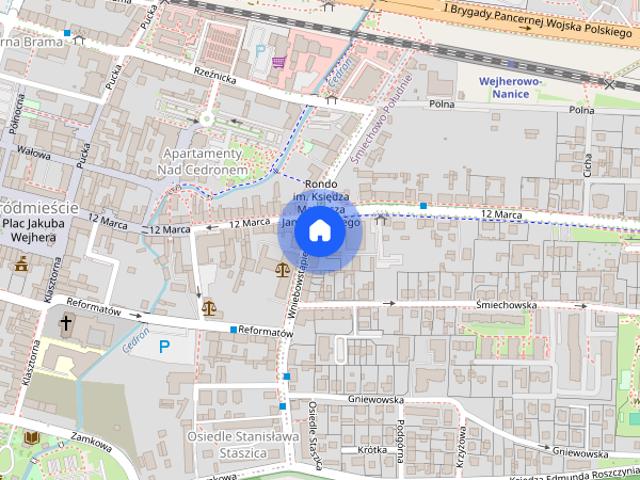 Komfortowe, 2 pokojowe mieszkanie w centrum Wejher