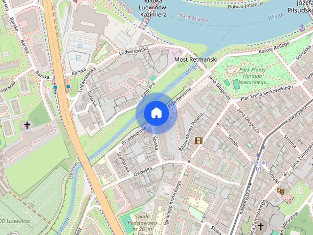 Komfortowe 2 pokojowe mieszkanie na ostatnim piętrze tuż obok Forum