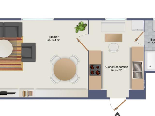 Kompakt & zentral: Perfekte Altbauwohnung für Singles & Berufstätige nahe Citypark