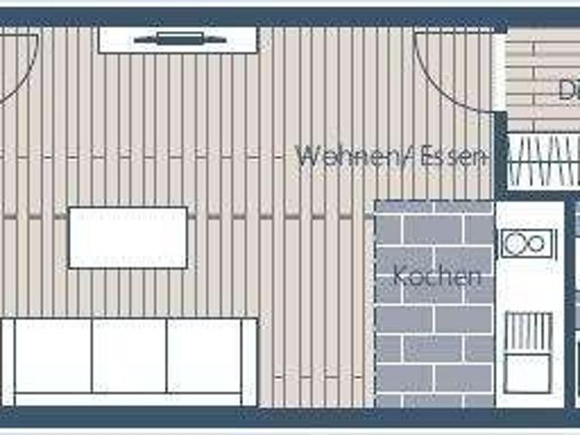 Kompakte 1 Raum Wohnung im Leipziger Westen