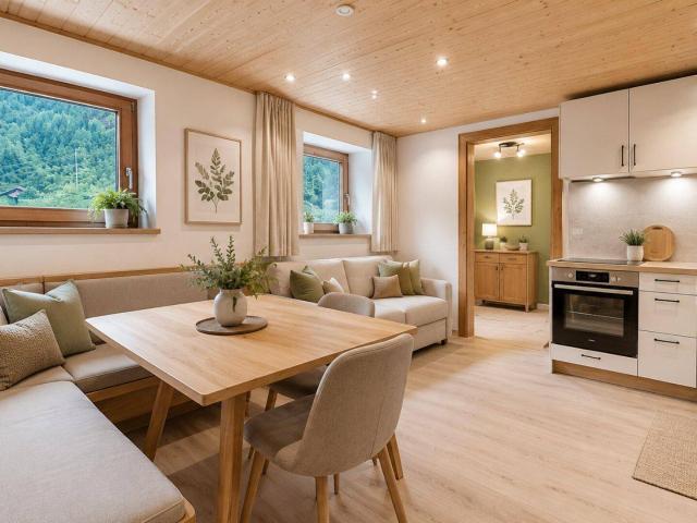 Kompakte 2 Zimmer Wohnung mit 19 m² Südostterrasse in Finkenberg