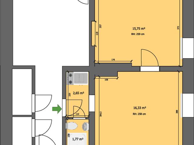 Kompakte 2 Zimmer Wohnung am Sendlinger Tor Platz