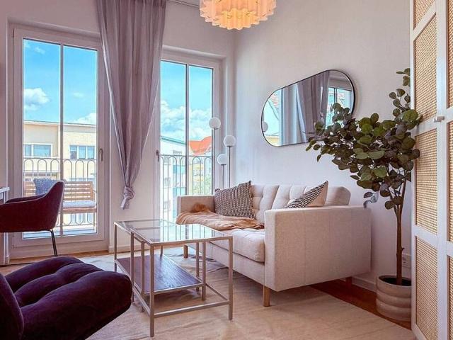 Kompakte 2 Zimmerwohnung für 2 Personen Balkon zur Vormittagssonne