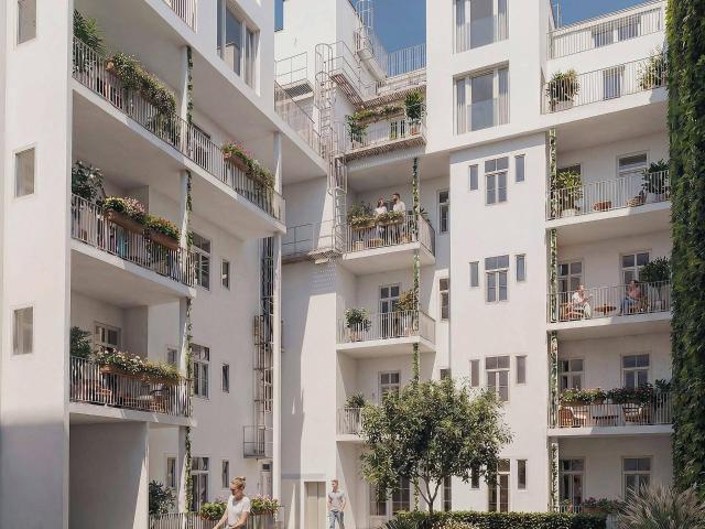 Kompakte Dachgeschoßwohnung mit großer Dachterrasse und Wienblick