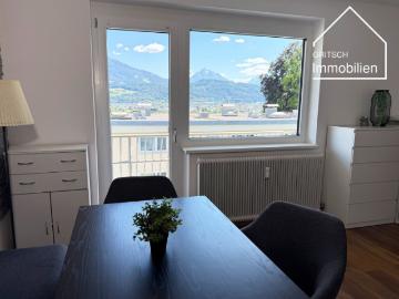 Kompakte Garconnière mit überdachtem Balkon, Ausblick und Parkplatz in Innsbruck Arzl