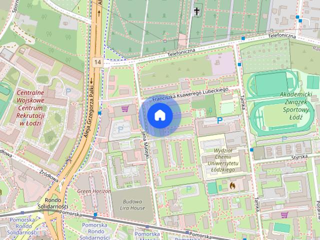 Kompletnie wyposażona kawalerka z WIFI. 400m na UŁ, 1,5km na UMED