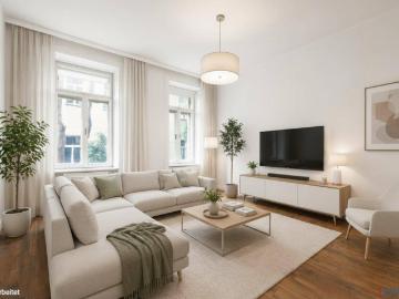 Komplett hofseitige Altbauwohnung | Sanierungsbedürftig | Prachtvolles Jahrhundertwendehaus | MQ, Volkstheater, Mariahilfer Straße uvm. fußläufig erreichbar