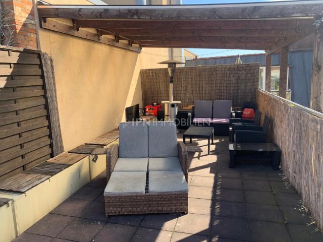 Komplett möbliert! 3 Raumwohnung mit großer Terrasse und EBK in der östlichen Altstadt Immobilienmakler Rostock