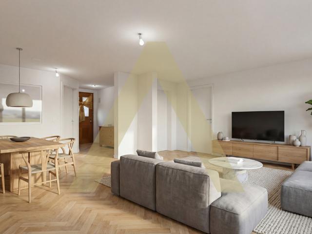 Komplett renovierte Wohnung mit schönem Garten
