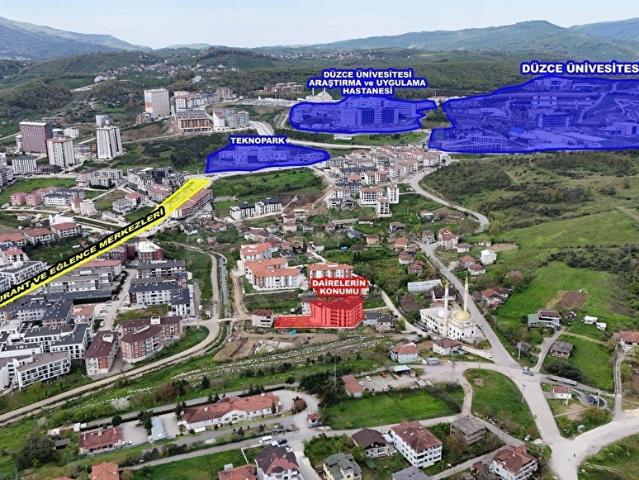 KONURALPTE ÜNİVERSİTE VE KAFELERE YAKIN SATILIK 1+1 SIFIR DAİRE