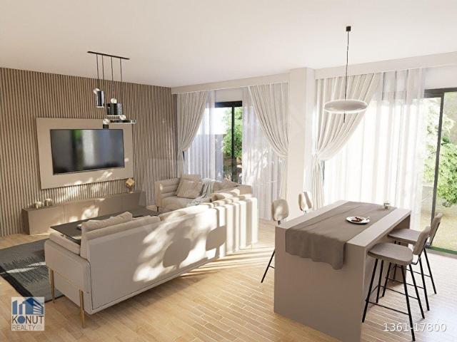 KONUT REALTY Cihangir'de Sıfır Binada 2+1 Bahçe Kat Daire