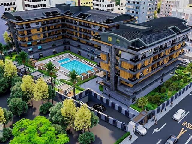 KONYAALTINDA SIFIR 1+1 HAVUZLU KAPALI OTOPARKLI GÜVENLİKLİ SİTEDE LÜX DAİRELER
