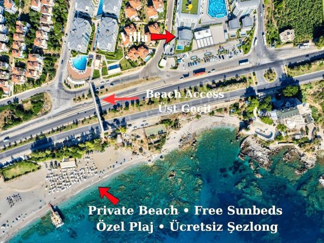 Vatandaşlığa Uygun Denize 60 Metre Infınıty Havuzlu Asansörlü