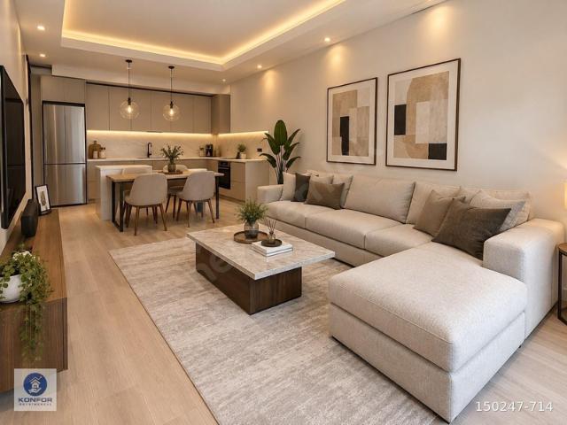 KONFOR 70 M2 NET,SIFIR,BALKONLU,EMSALSİZ,2.KAT 2+1