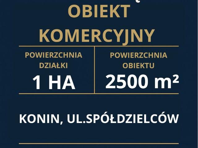 Duży obiekt 2500 m² na działce 1 ha przy głównej ulicy
