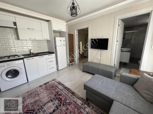 Konsept'den Merkezde Doğalgazlı Eşyalı 1+1 Kiralık Daire