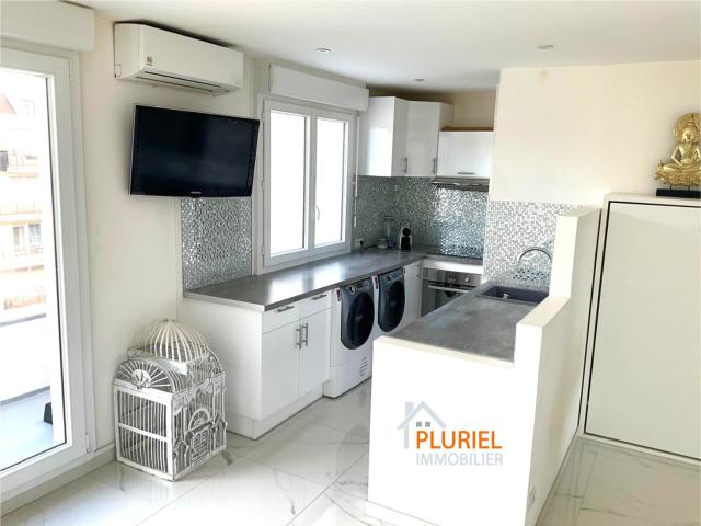 SOUS COMPROMIS DE VENTE KOENIGSHOFFEN, Très beau studio rénové et climatisé, 33 m2, terrasse, Tram