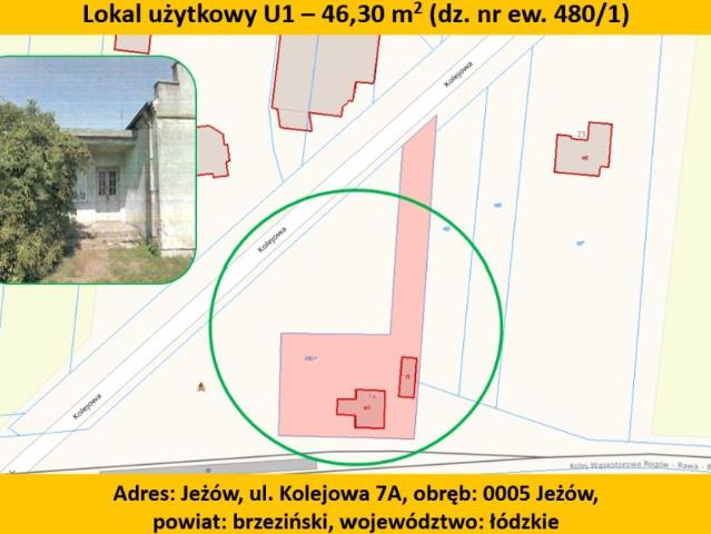 Kolejowa 46,30 m², Jeżów